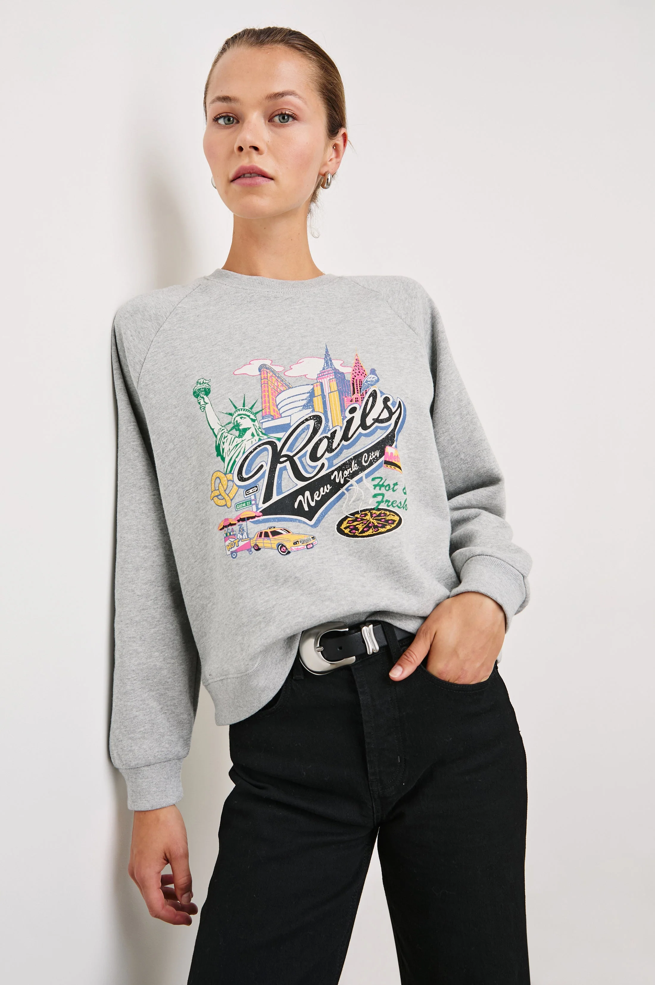VINTAGE RAGLAN SWEATSHIRT - RAILS NEW YORK - Image 3
