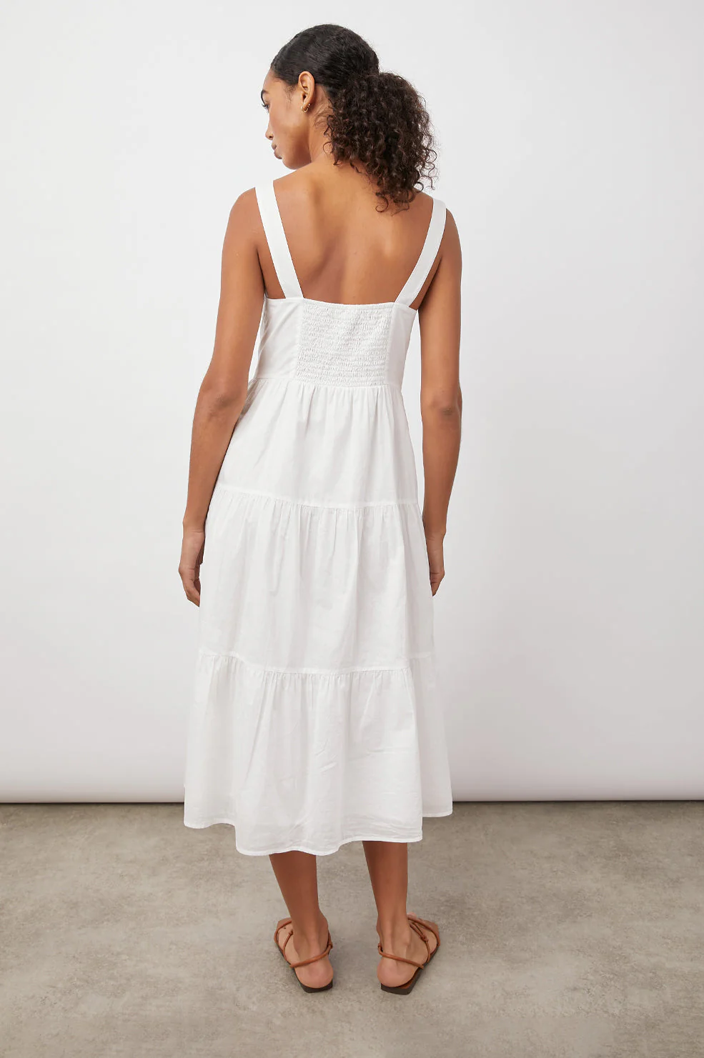 VIOLET DRESS - WHITE - Image 3