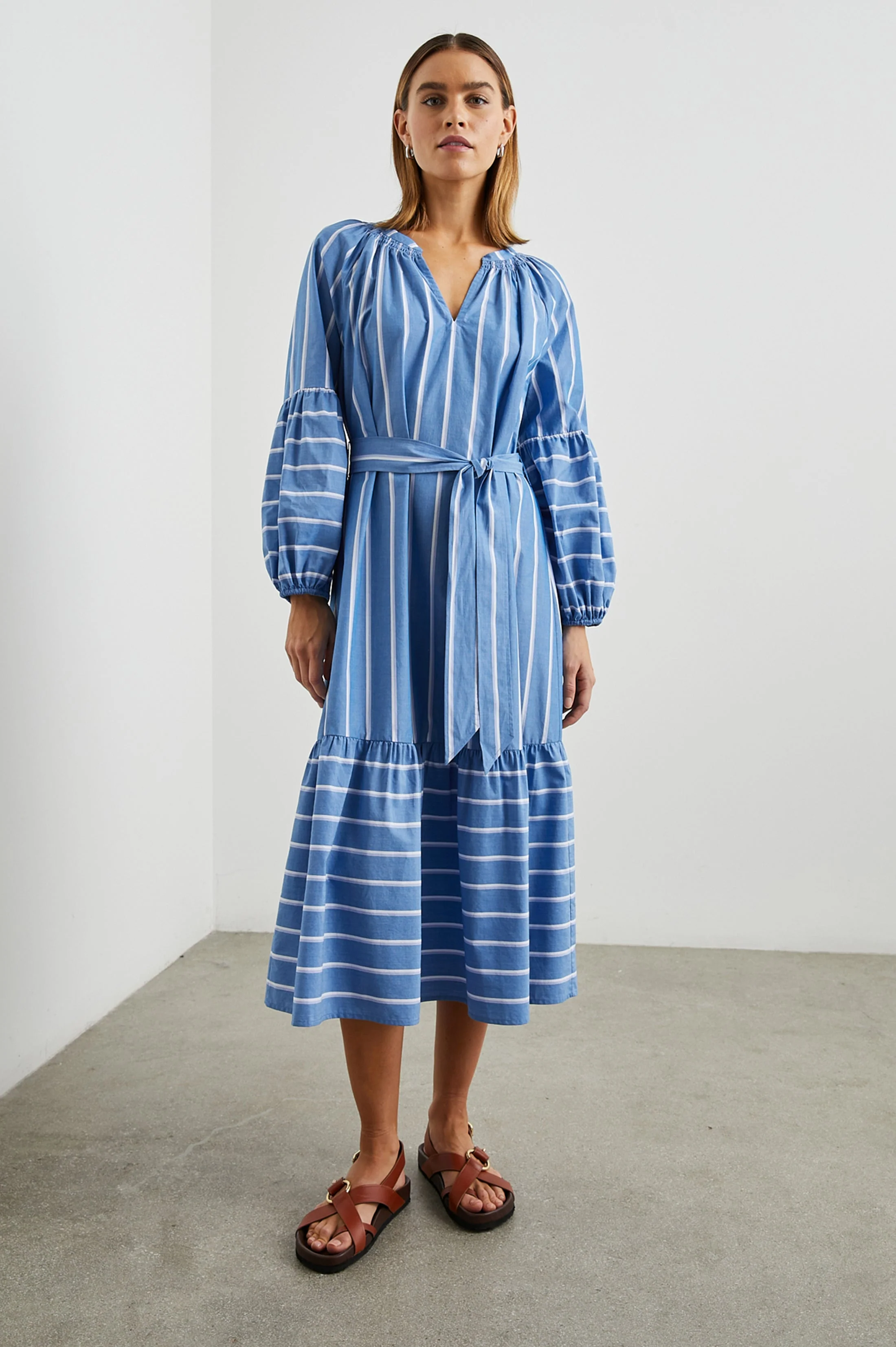 VITTORIA DRESS - BOIRO STRIPE