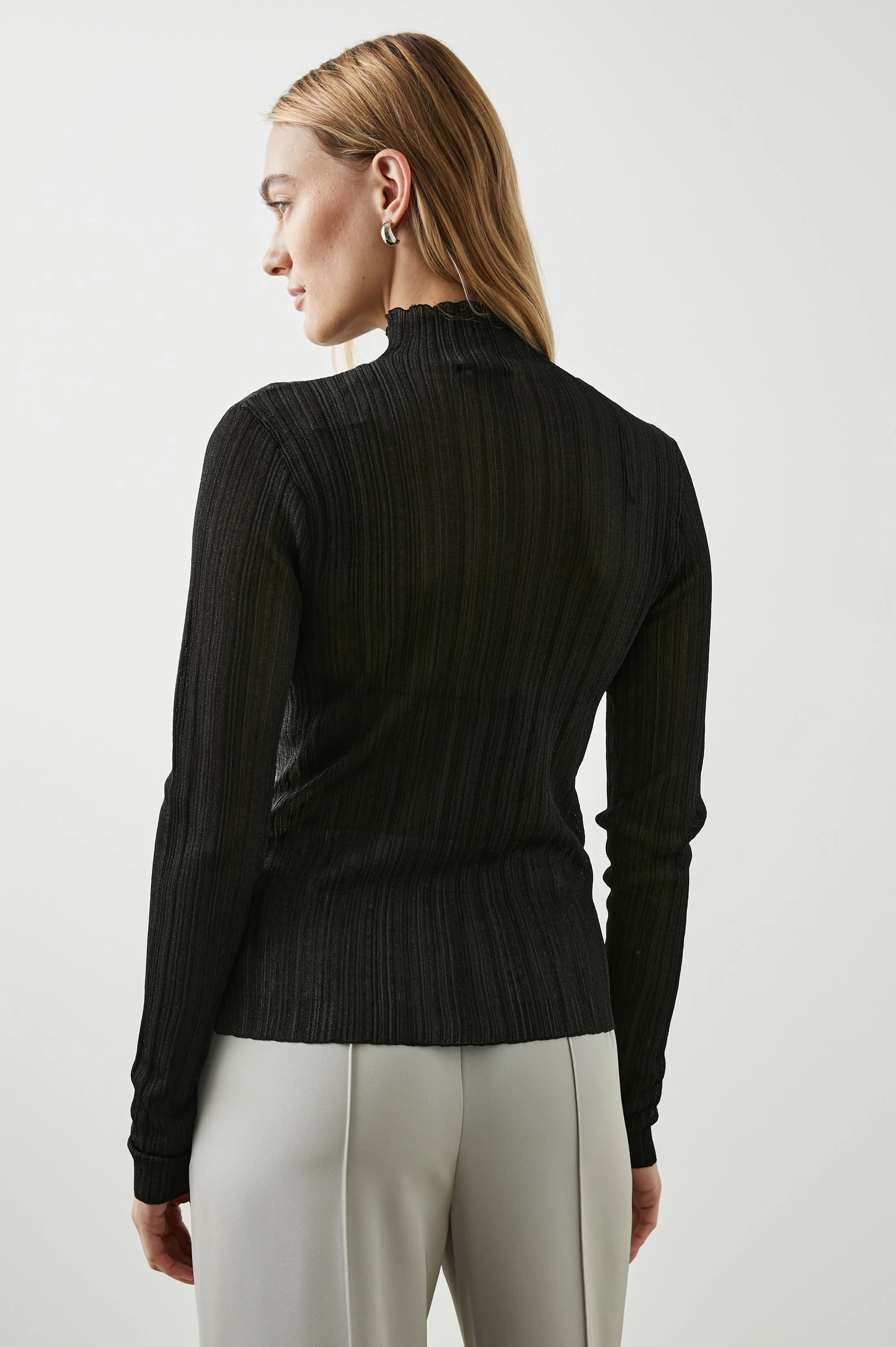 VIVIENNE SWEATER - BLACK - Image 5