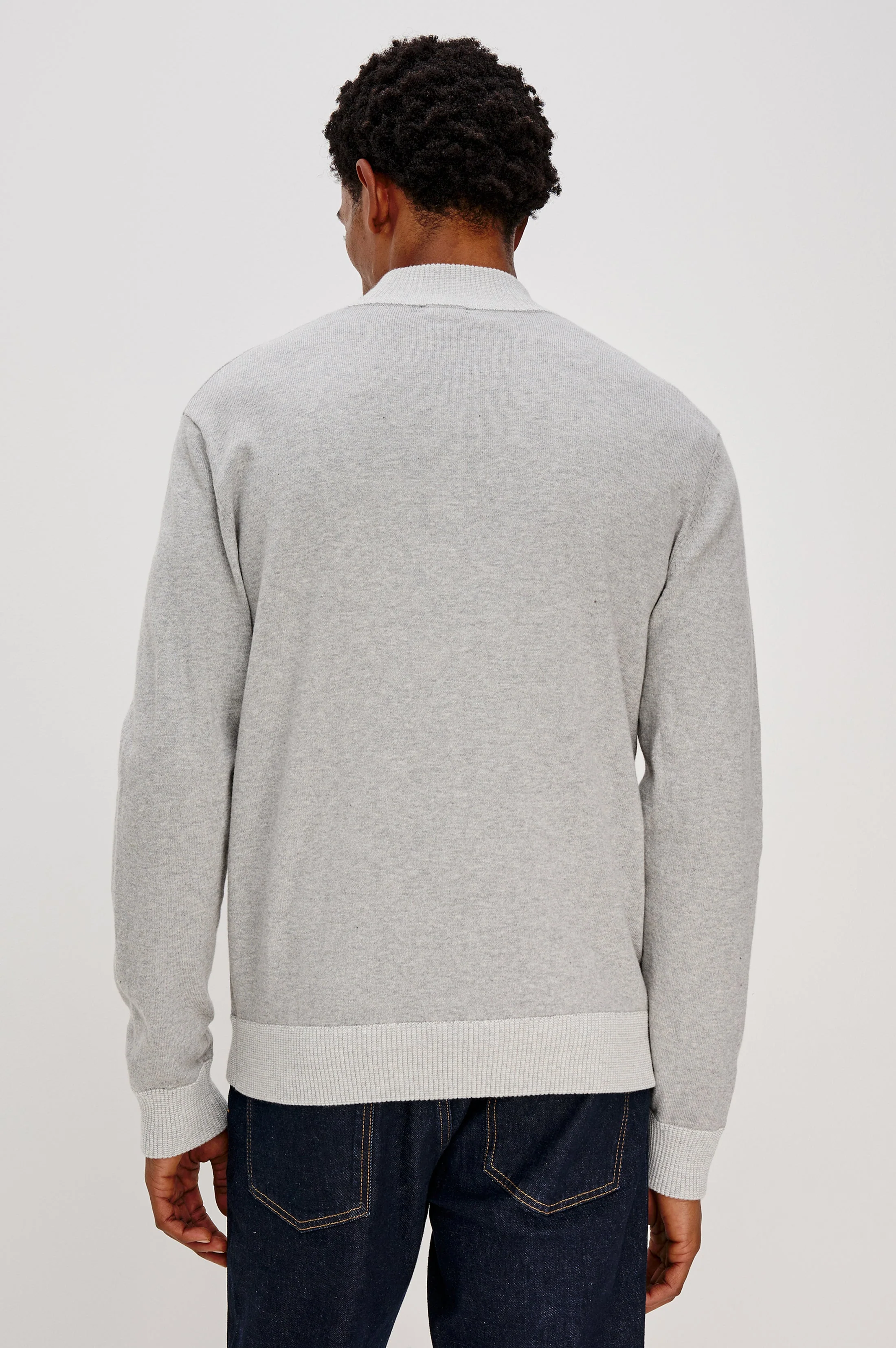 WAYLON SWEATER - GREY HEATHER - Image 5
