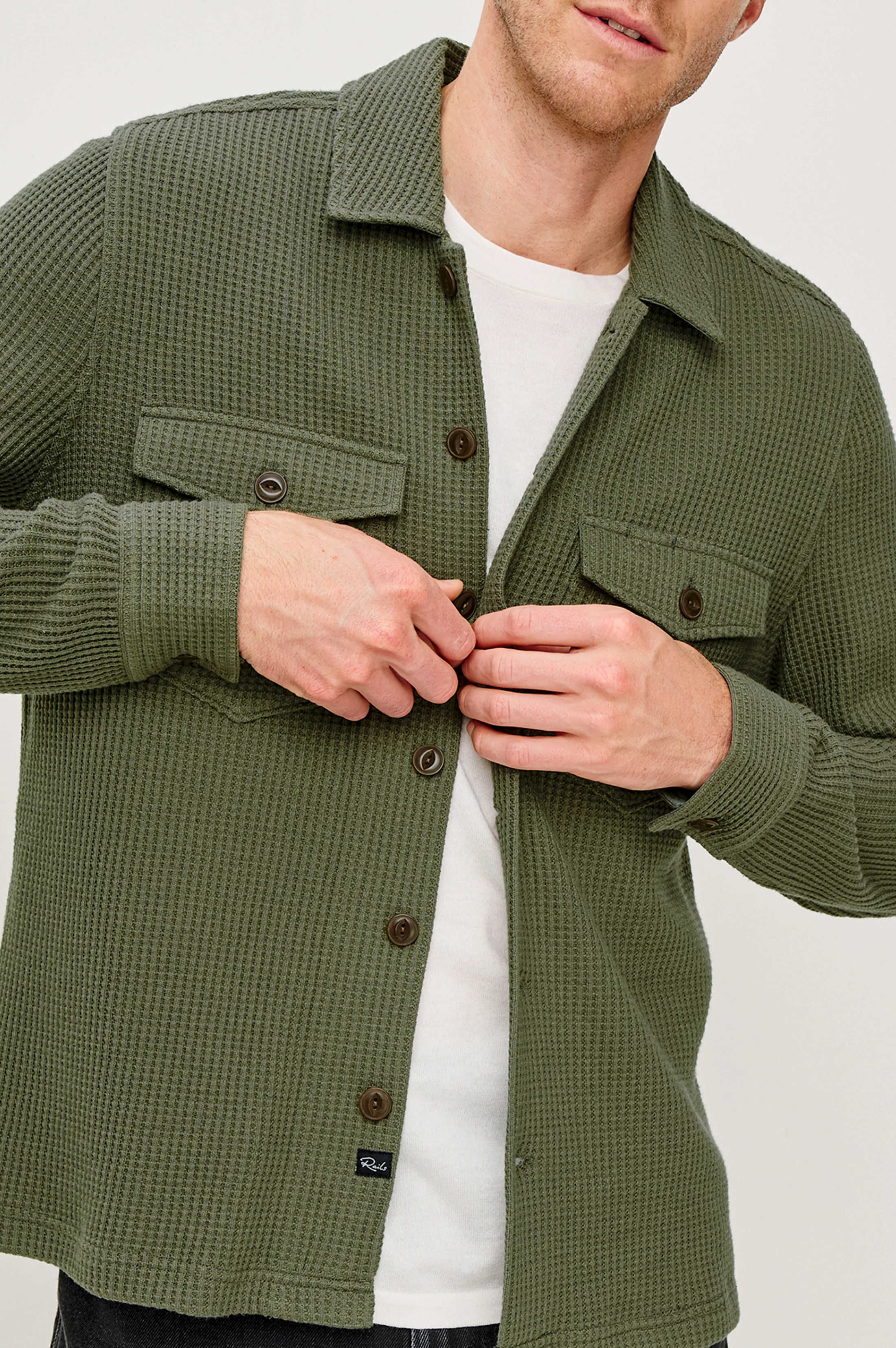 WELLS OVERSHIRT - FOREST - Image 2