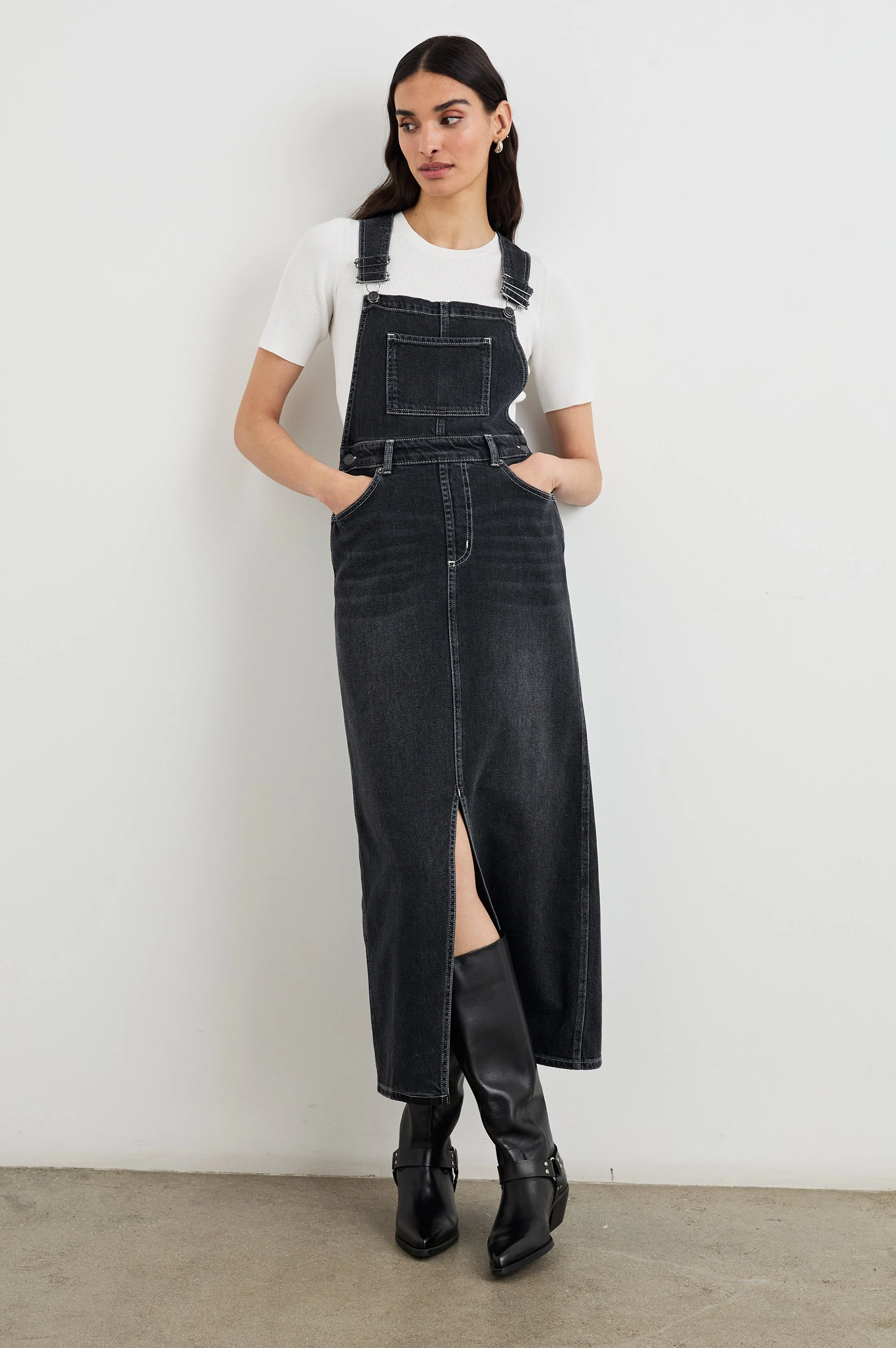 WESTLAKE DRESS - BLACK SAND - Image 5