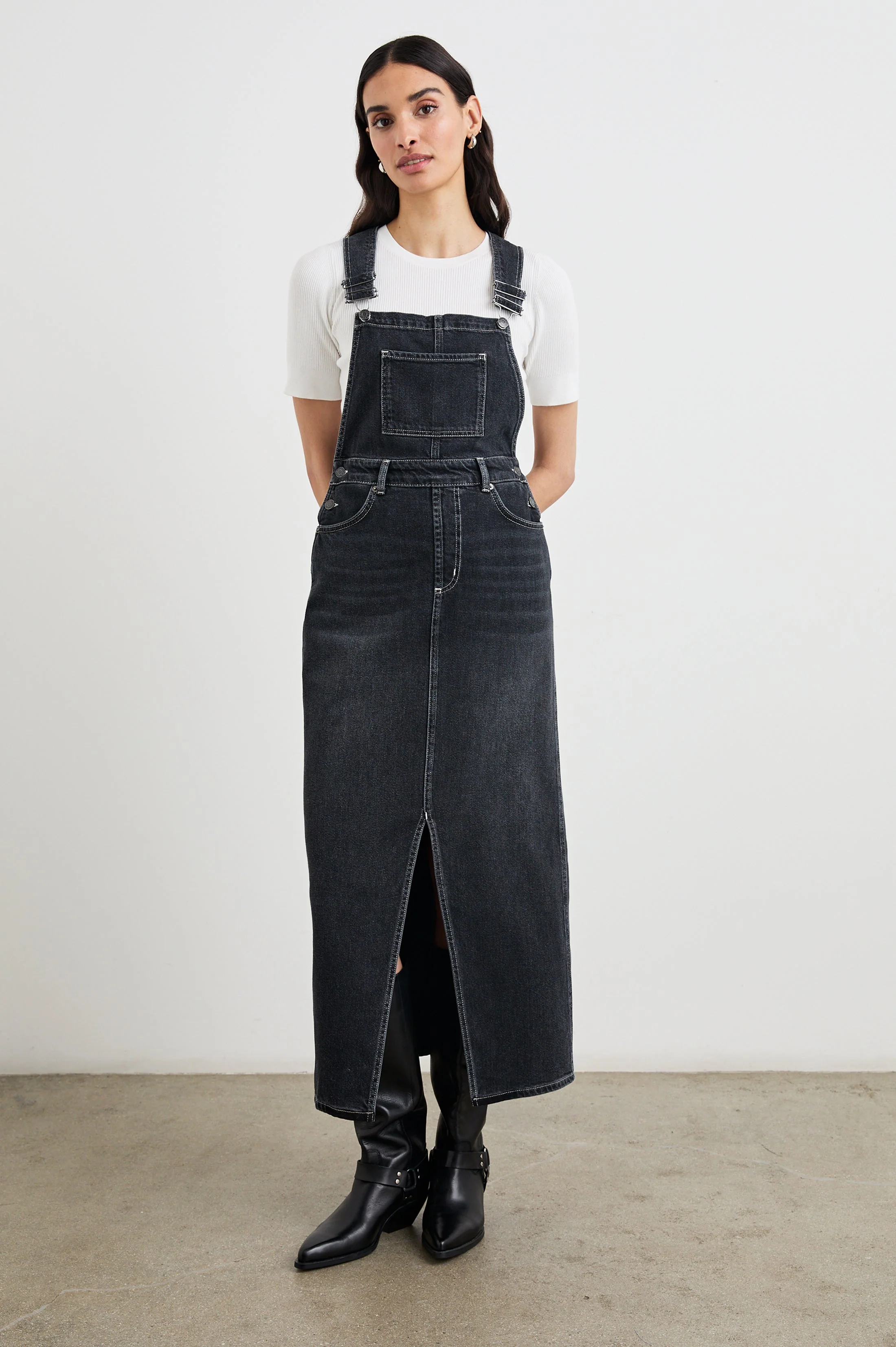 WESTLAKE DRESS - BLACK SAND - Image 6
