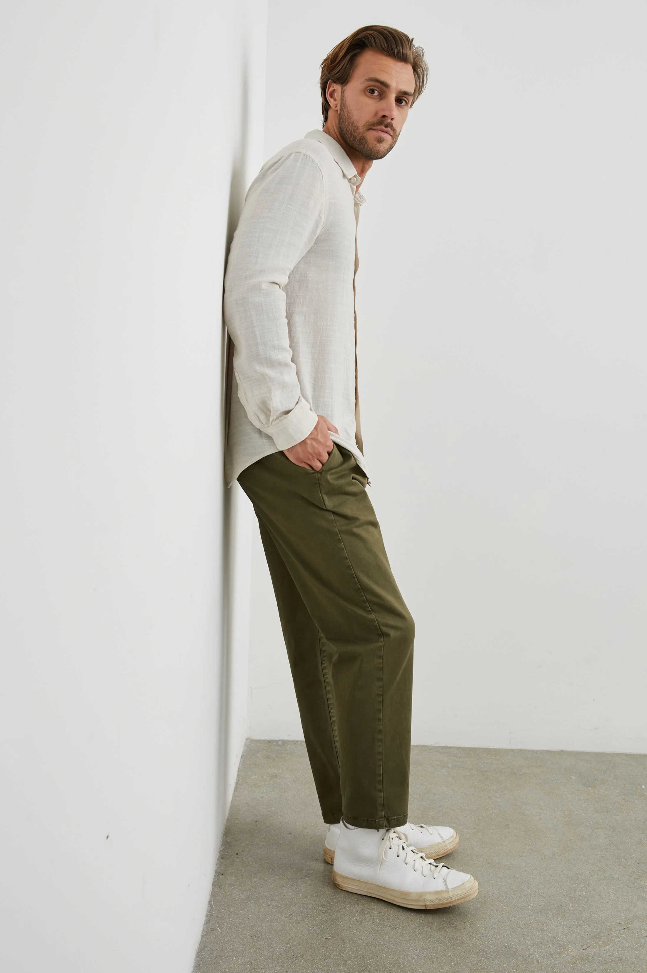 WYATT SHIRT - HUMMUS - Image 5
