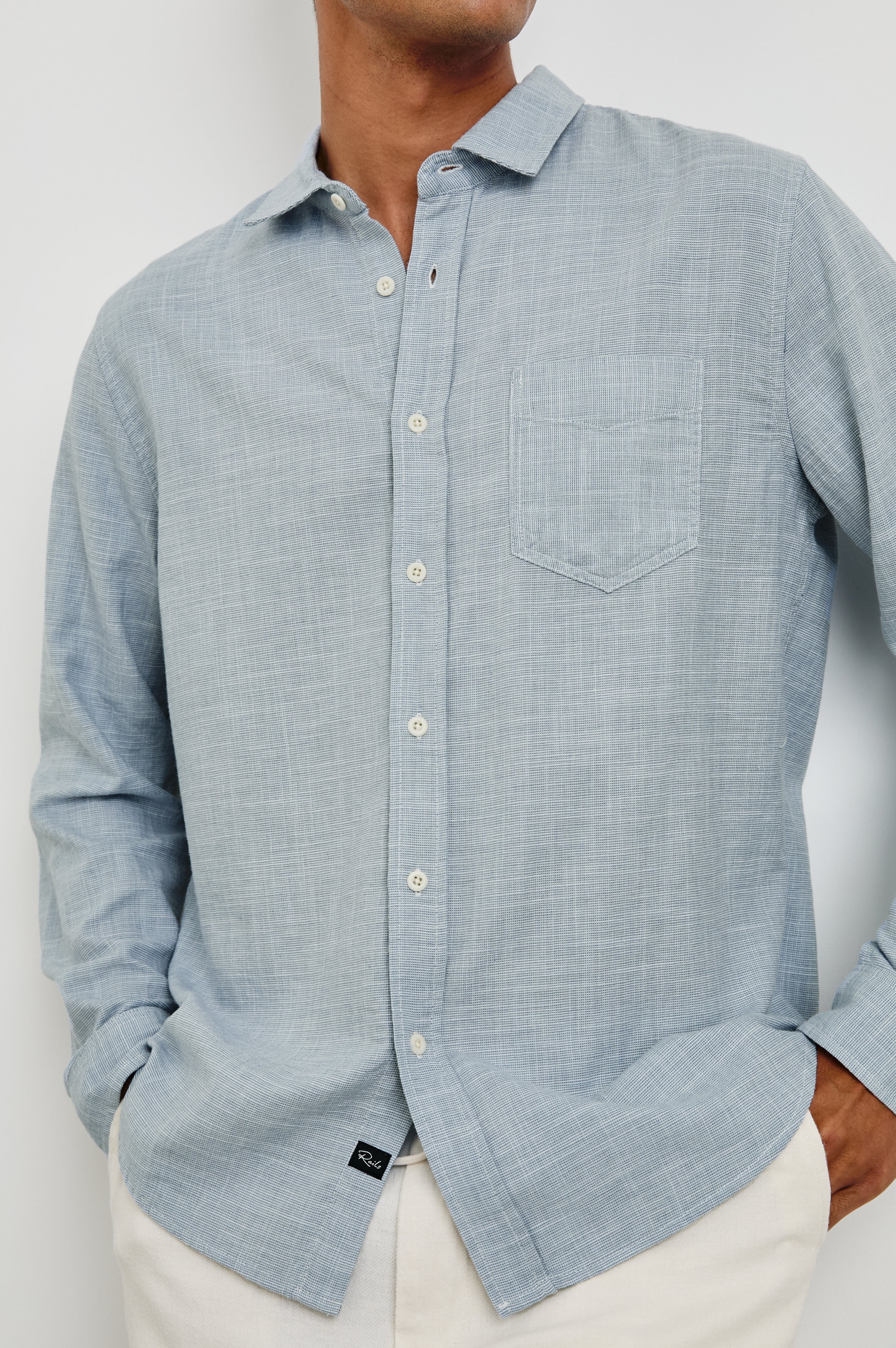 WYATT RELAXED FIT SHIRT - TIDAL ETCH - Image 2