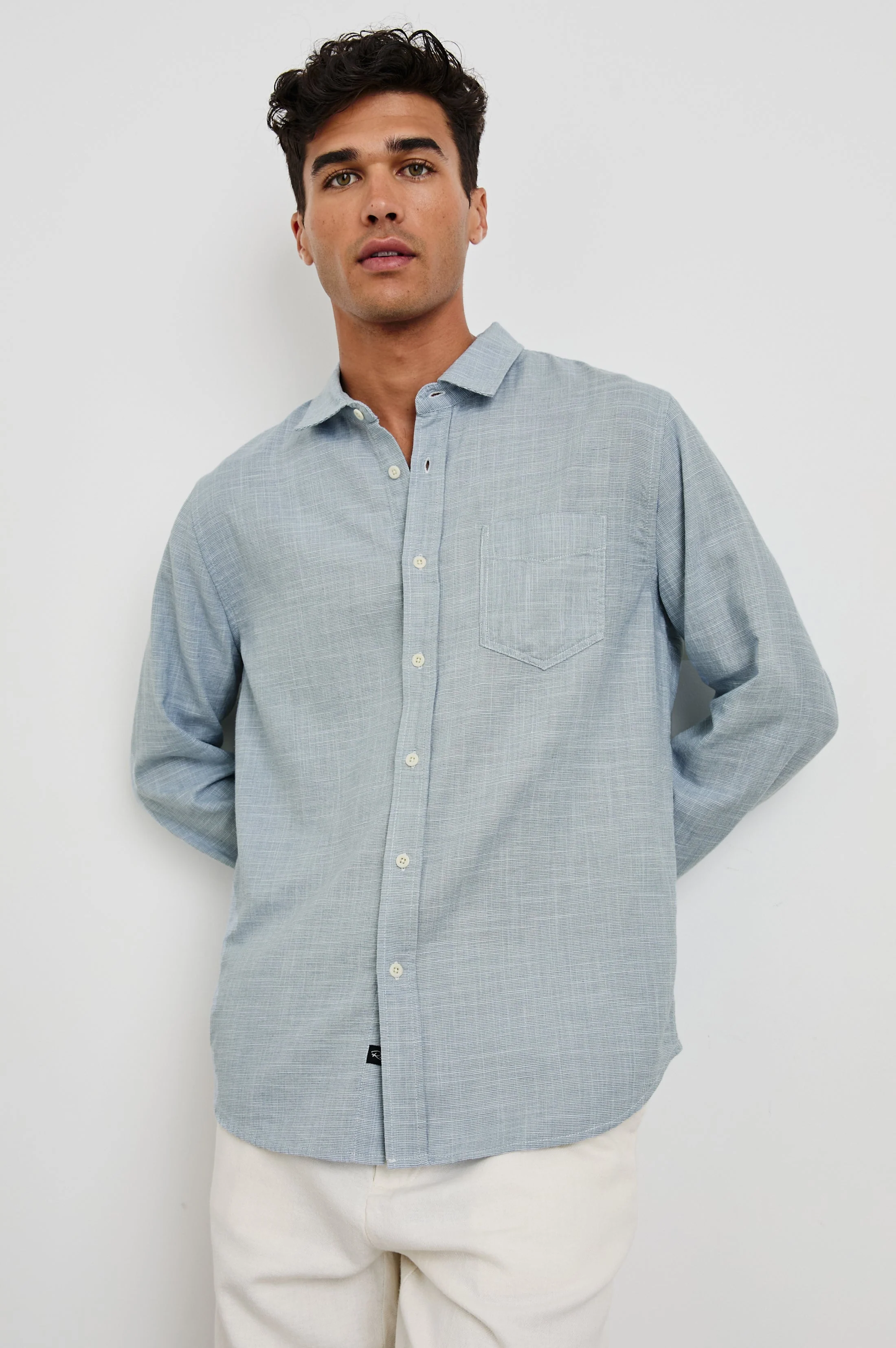 WYATT RELAXED FIT SHIRT - TIDAL ETCH - Image 5