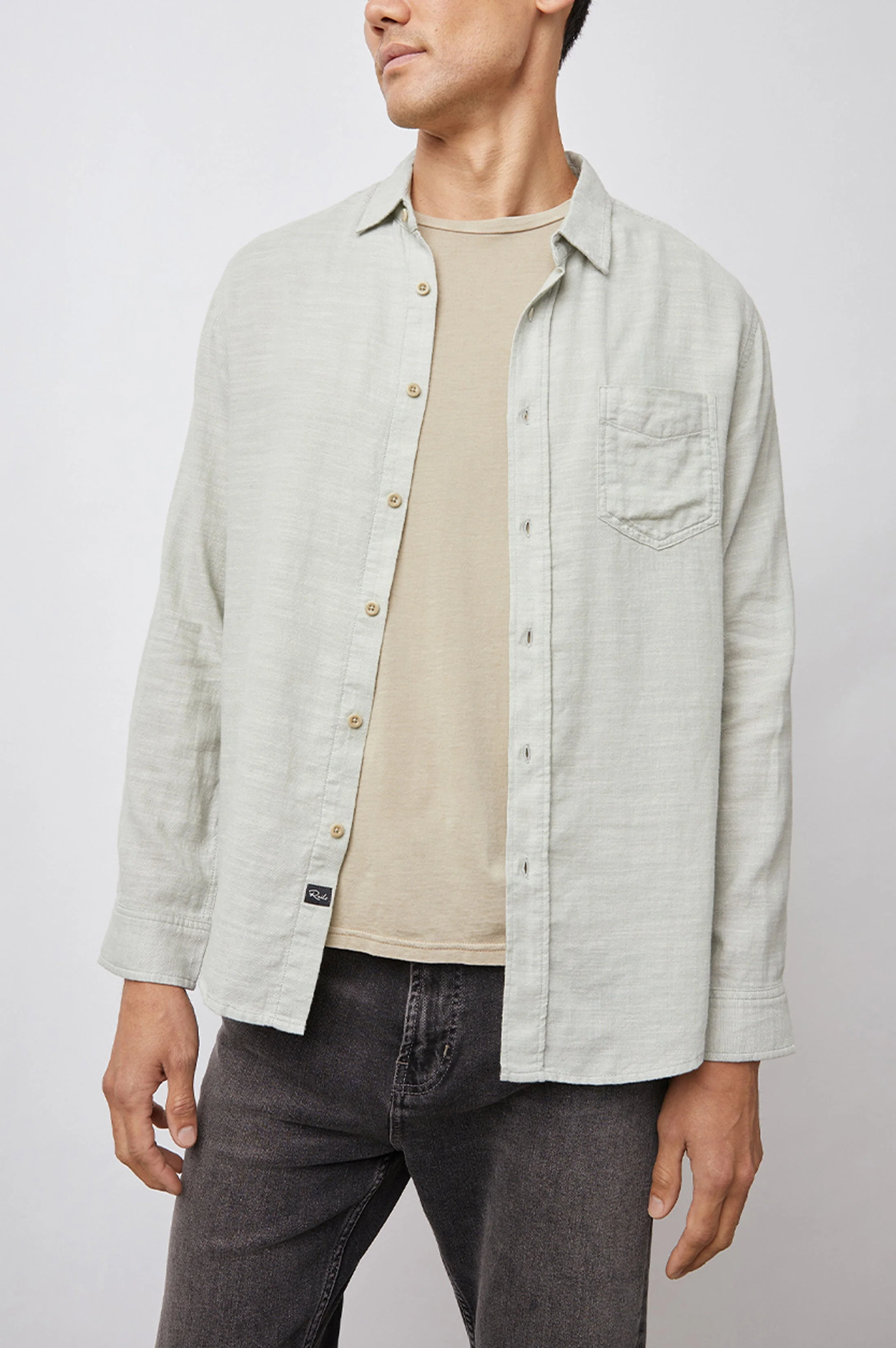 WYATT SHIRT - SAGE - Image 3