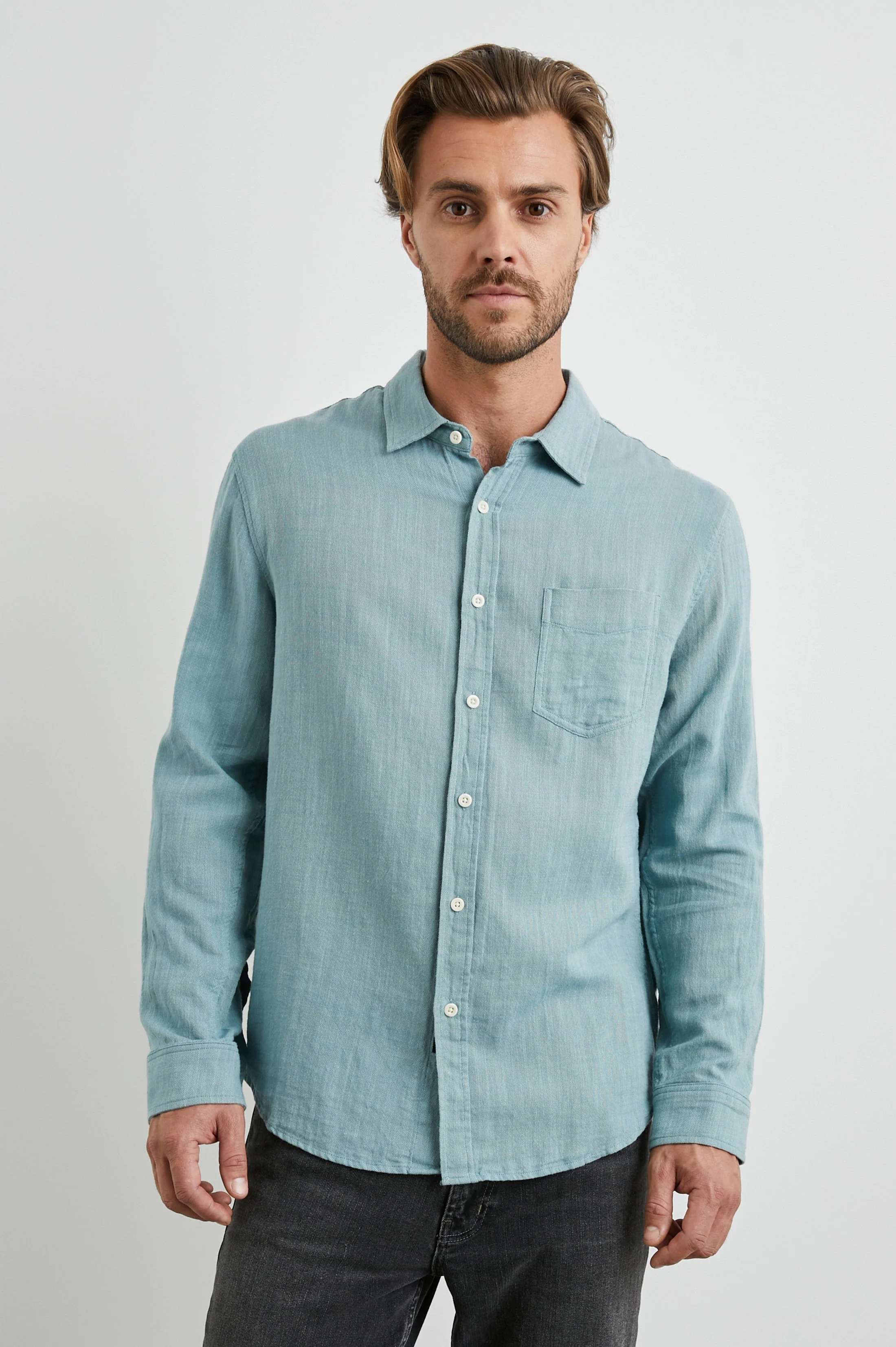WYATT SHIRT - SEA GREEN