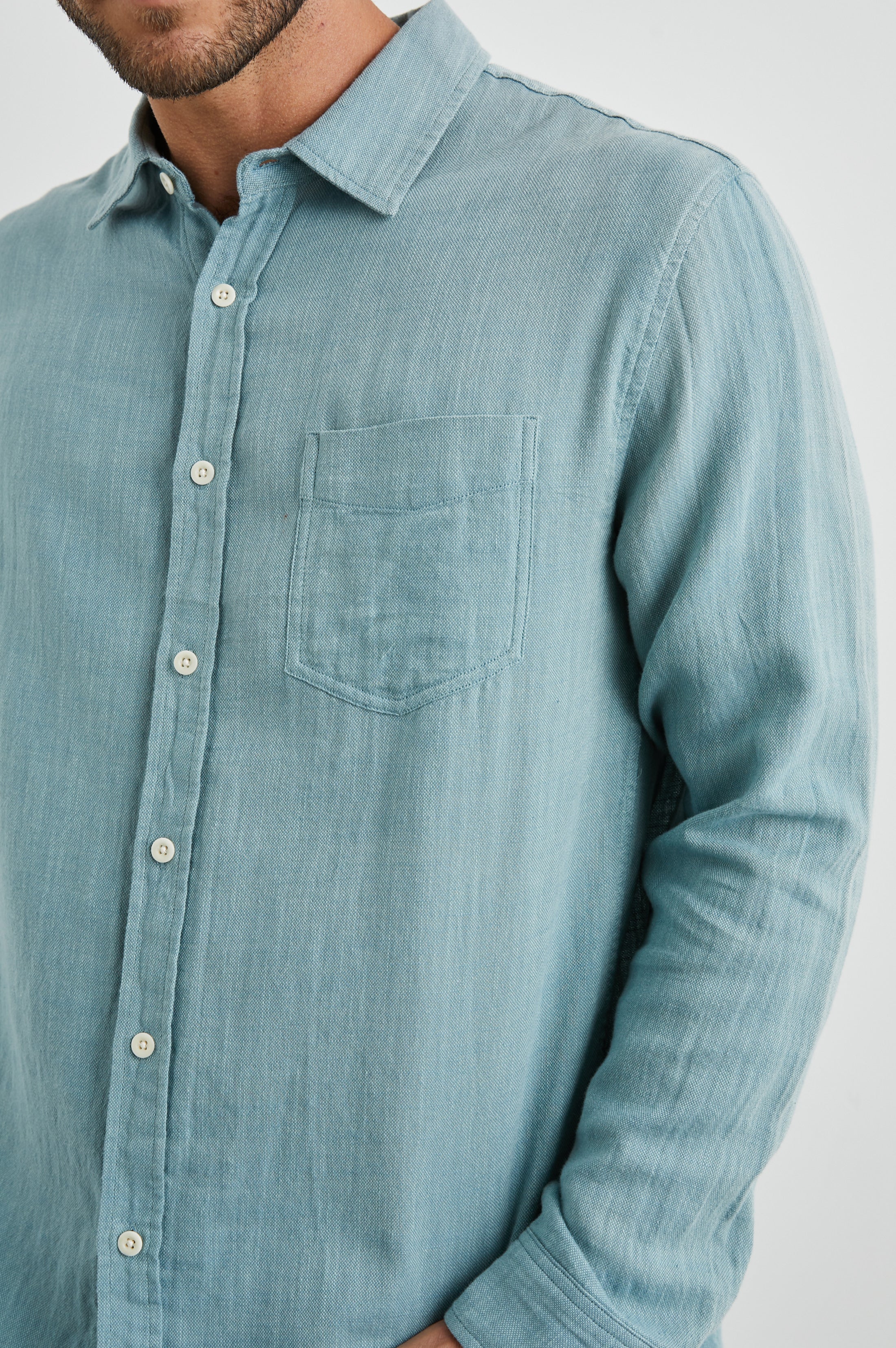 WYATT SHIRT - SEA GREEN - Image 2