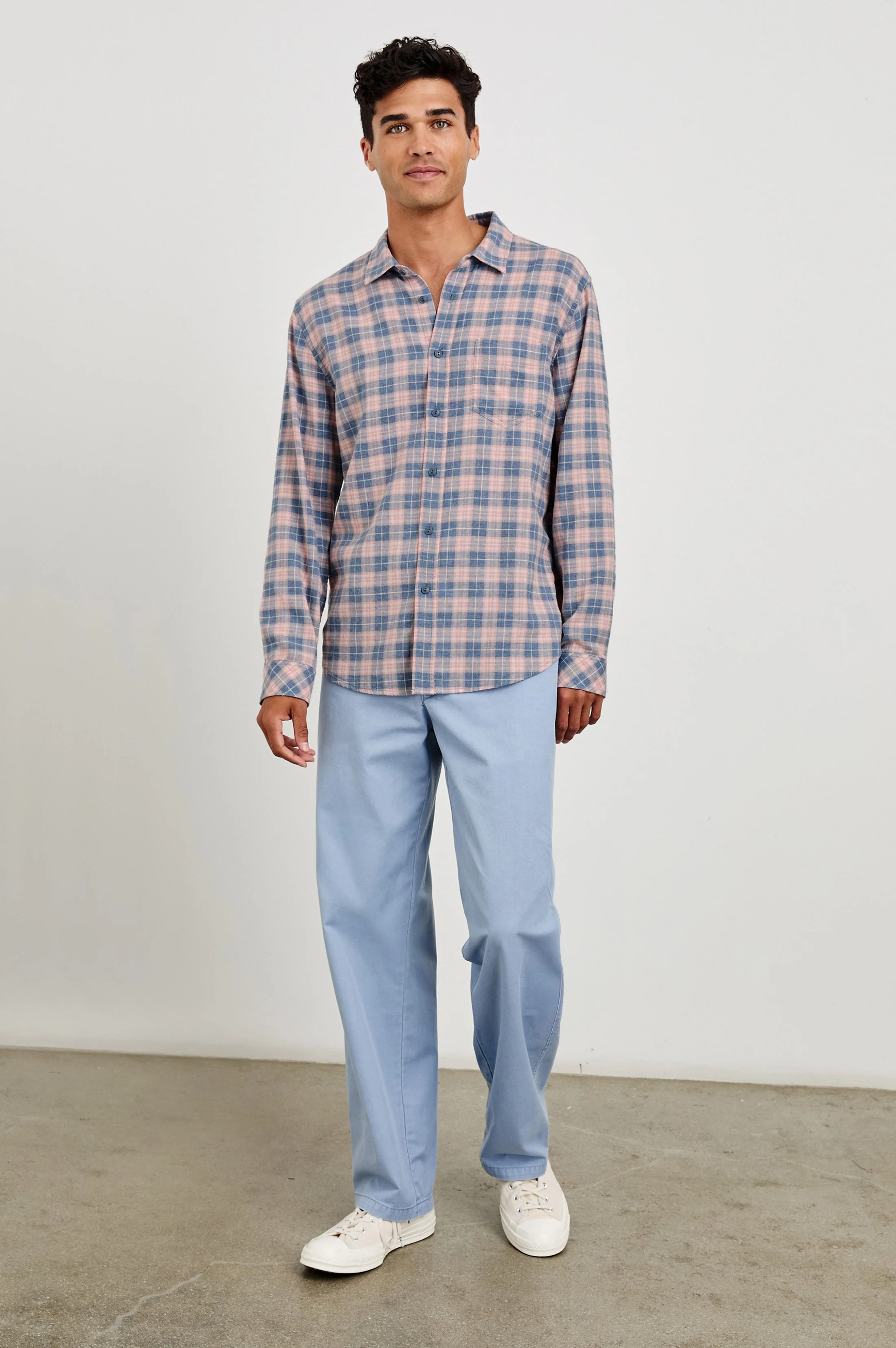 WYATT SHIRT - BLUEBERRY BLUSH - Image 3