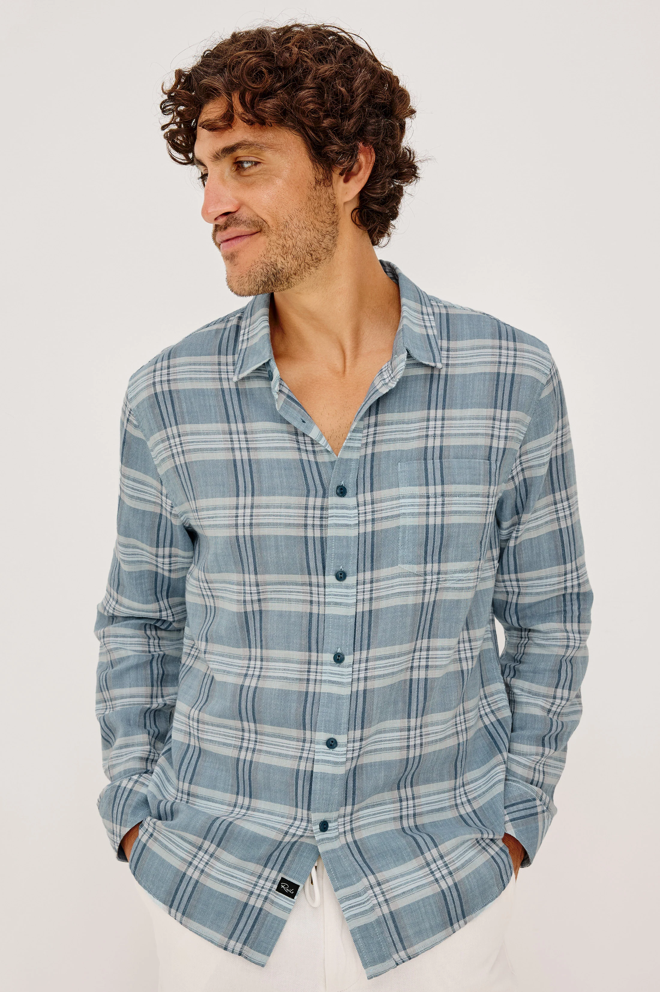 WYATT SHIRT - DEEP SEAFOAM GLASS