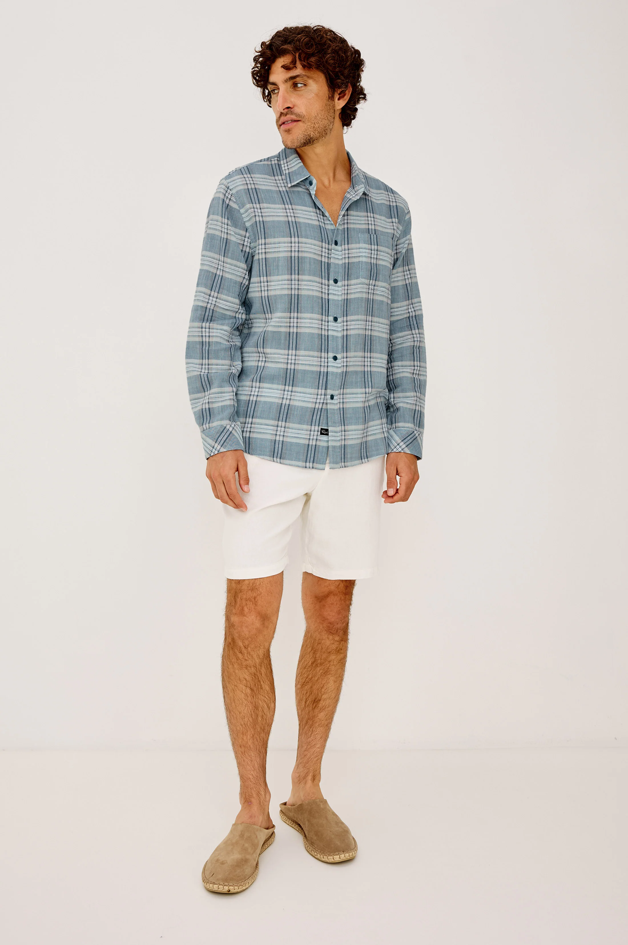 WYATT SHIRT - DEEP SEAFOAM GLASS - Image 3