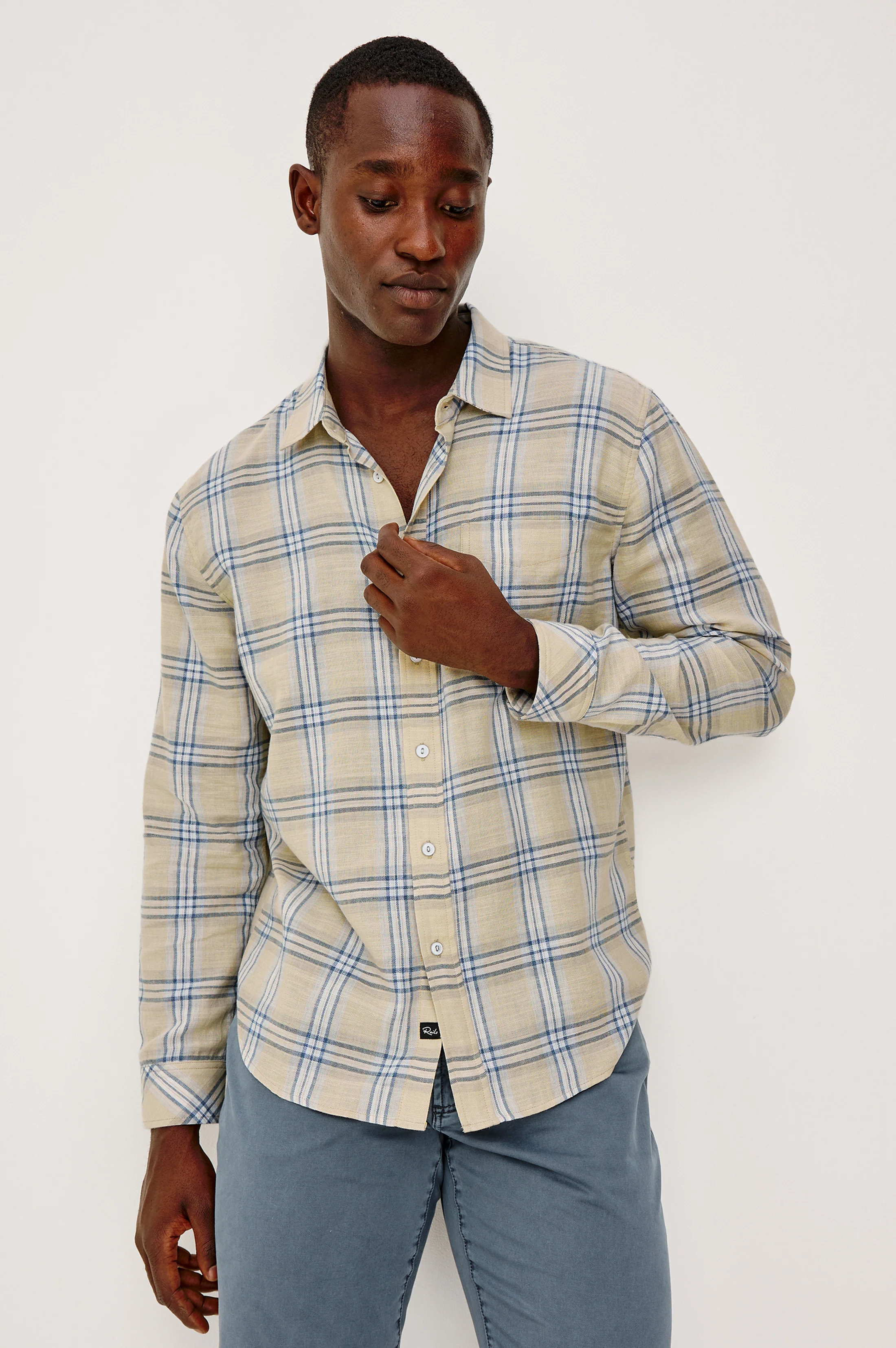 WYATT SHIRT - HORIZON SILVER MIST