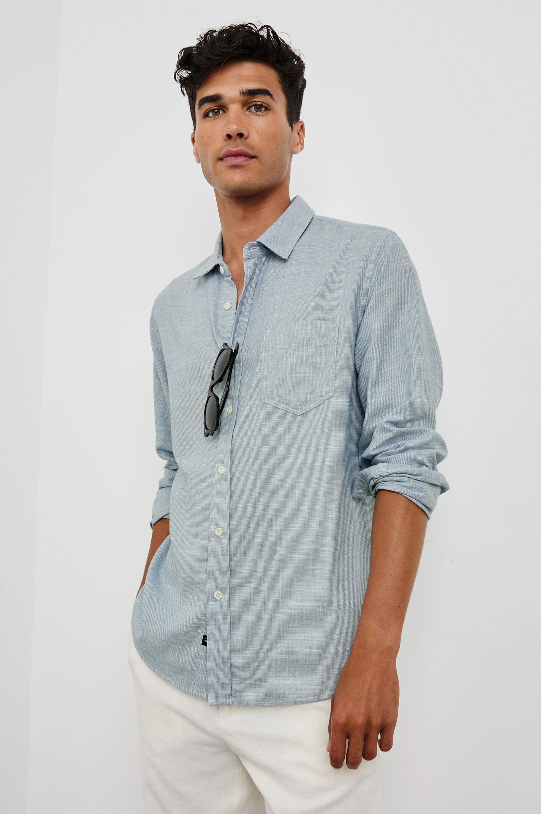 WYATT SHIRT - TIDAL ETCH