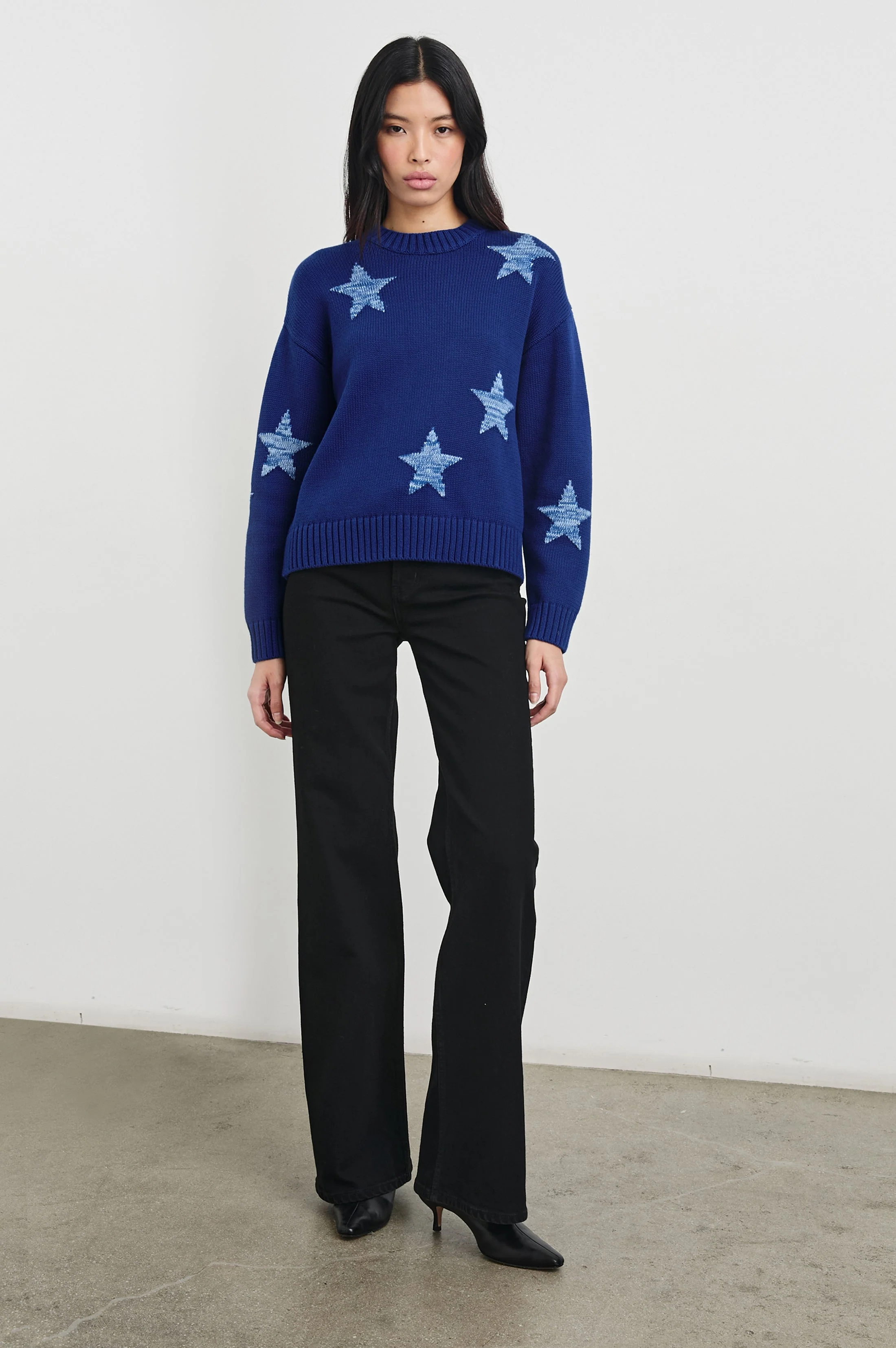 ZOEY SWEATER - COBALT GALAXY - Image 4