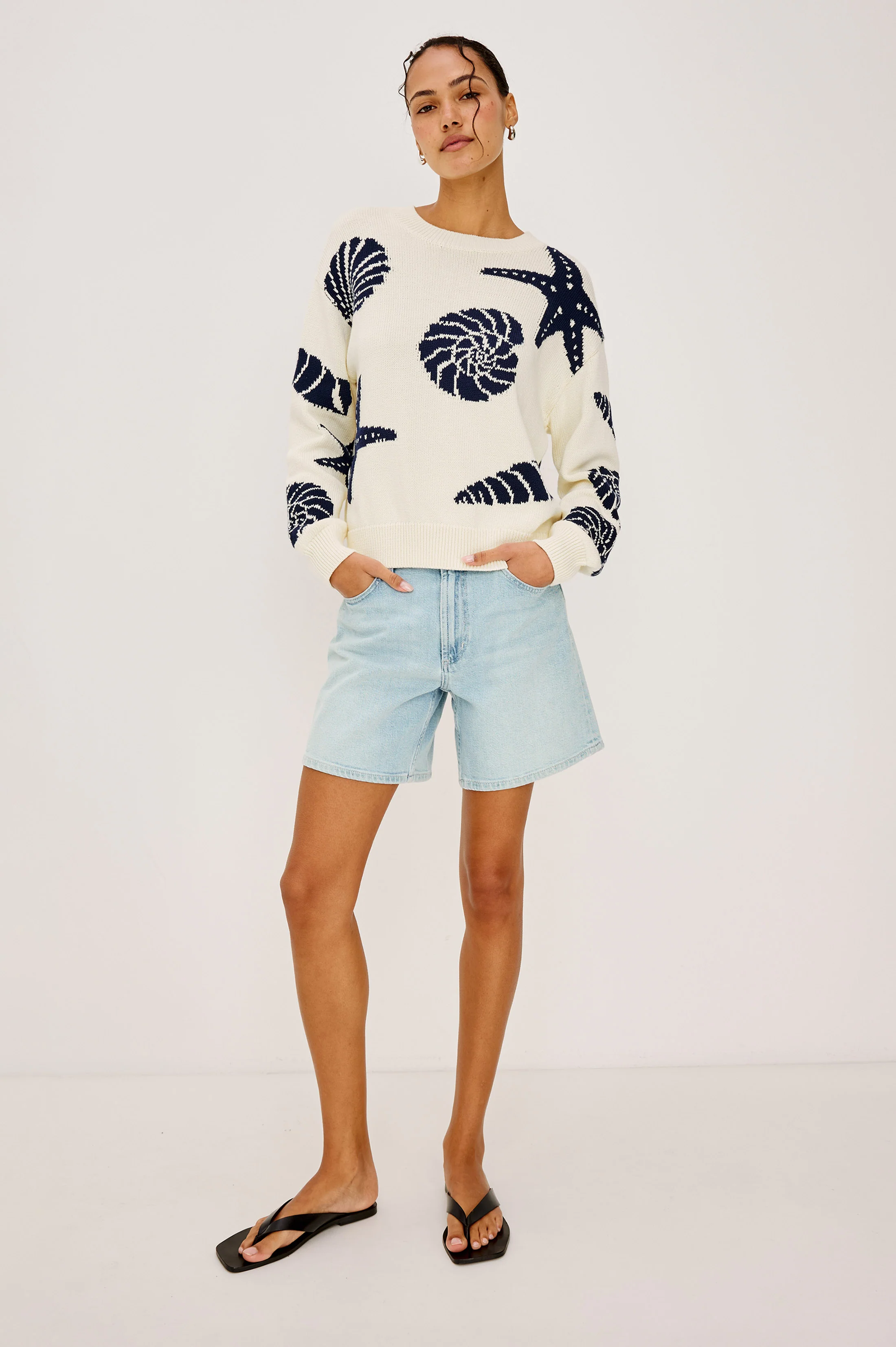 ZOEY SWEATER - SEASHELLS - Image 3